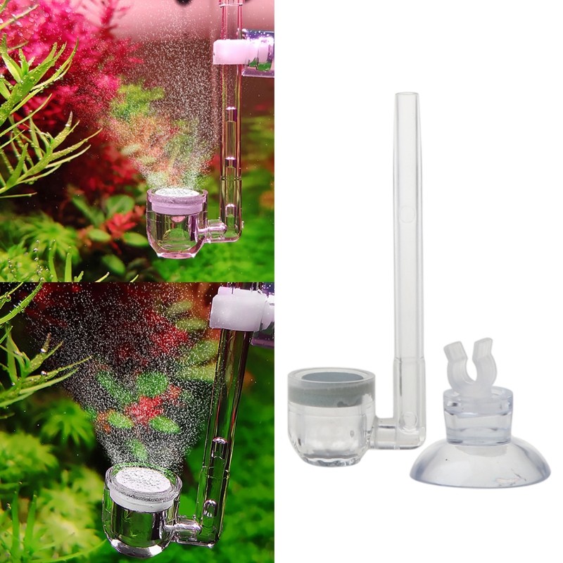Acrylic for CO2 Diffuser Atomize Quiet Bubbling with Tiny Bubbles for Aquar