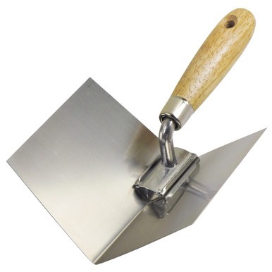 Kraft Inside Corner Drywall Tool with Wood Handle