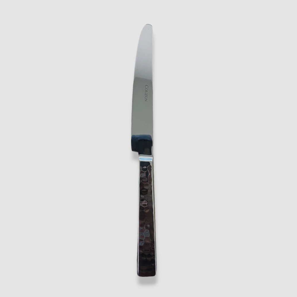 Couzon Silver Ato Hammered Dinner Knife