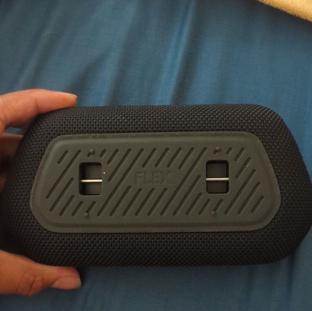 JBL Flex Portable Bluetooth Speaker Black USB-C Fabric Rectangular