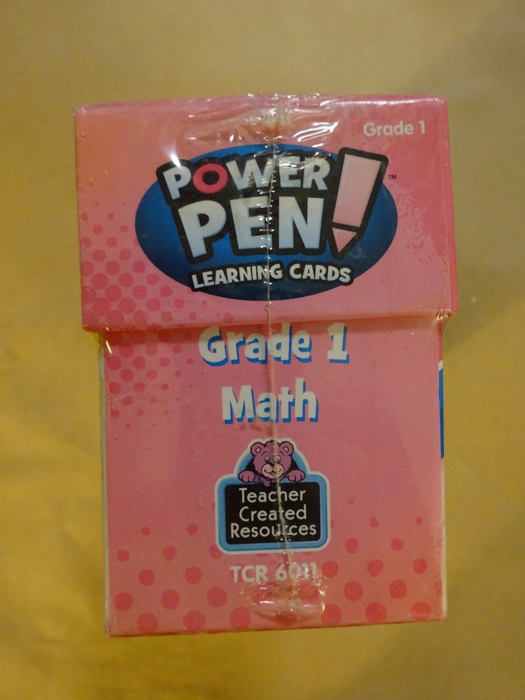 Power Pen Learning Cards Teacher Created Resources Grade 1 Math