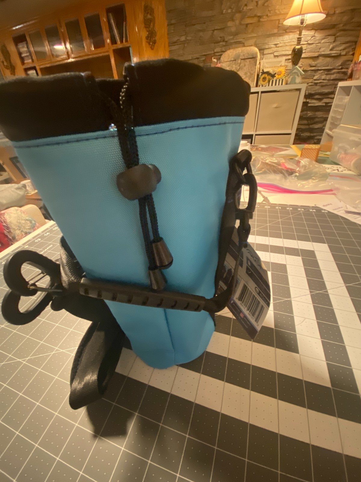 CROSSBODY WATER BOTTLE SLING BAG, ARCA HYDRO CARRIER, LAGOON BLUE, 40 OZ, NEW