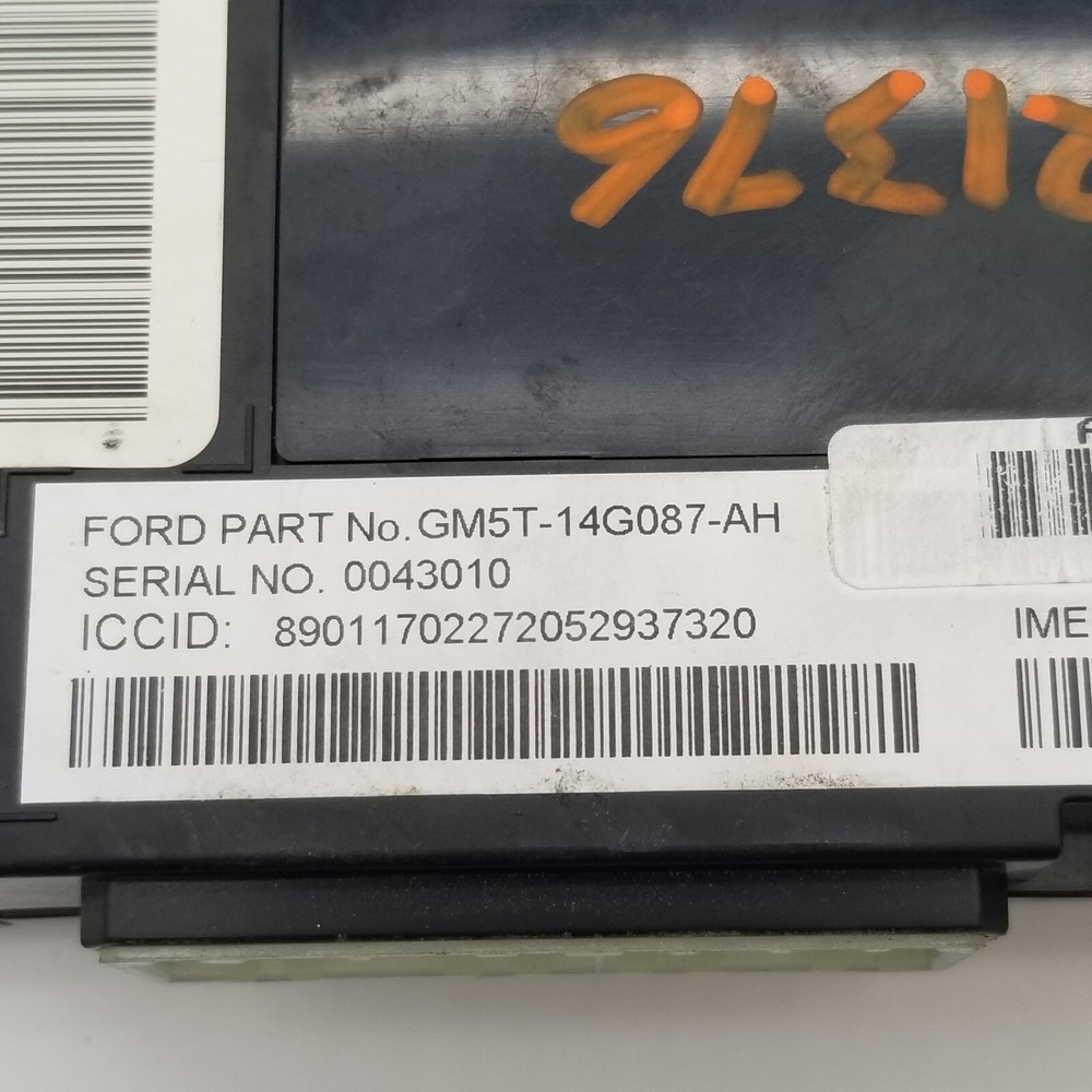 2018 Ford Focus Chassis ECM Electronic Control Module Telematics