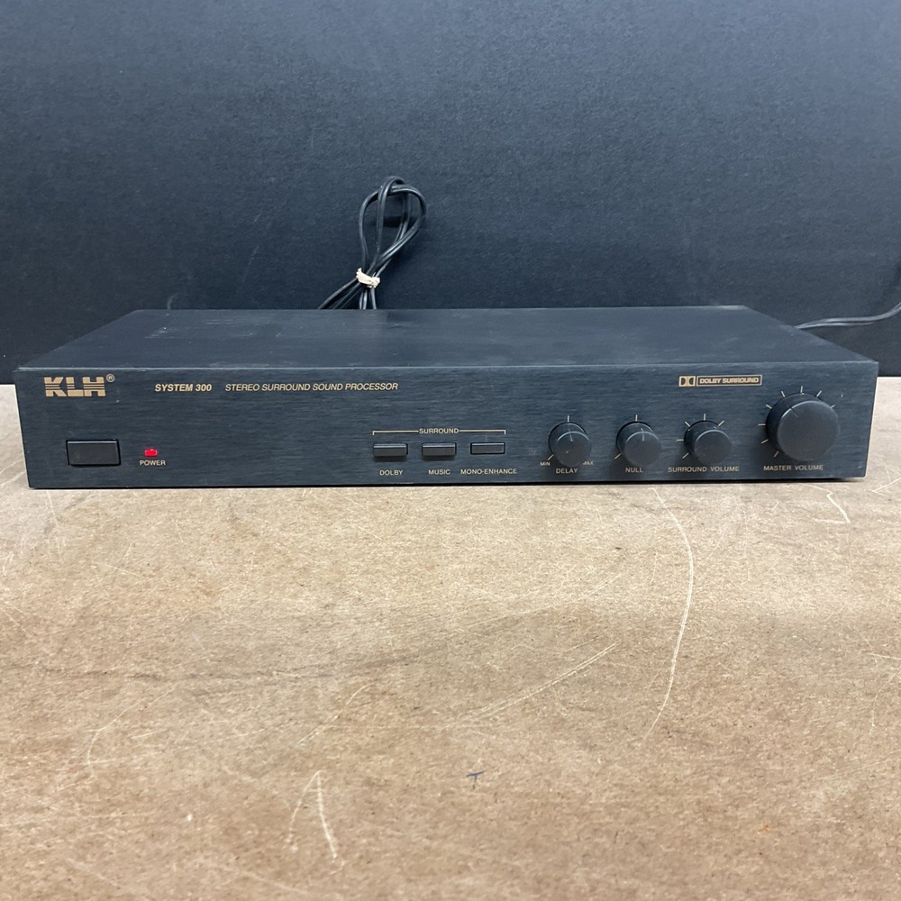 KLH System 300 Stereo Surround Sound Processor - Tested Working