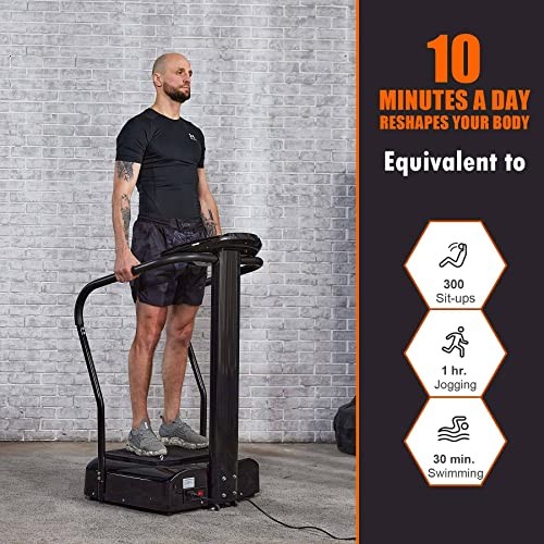 ZELUS 2000W WHOLE BODY VIBRATION PLATFORM EXERCISE MACHINE MP3 - Scratch & Dent