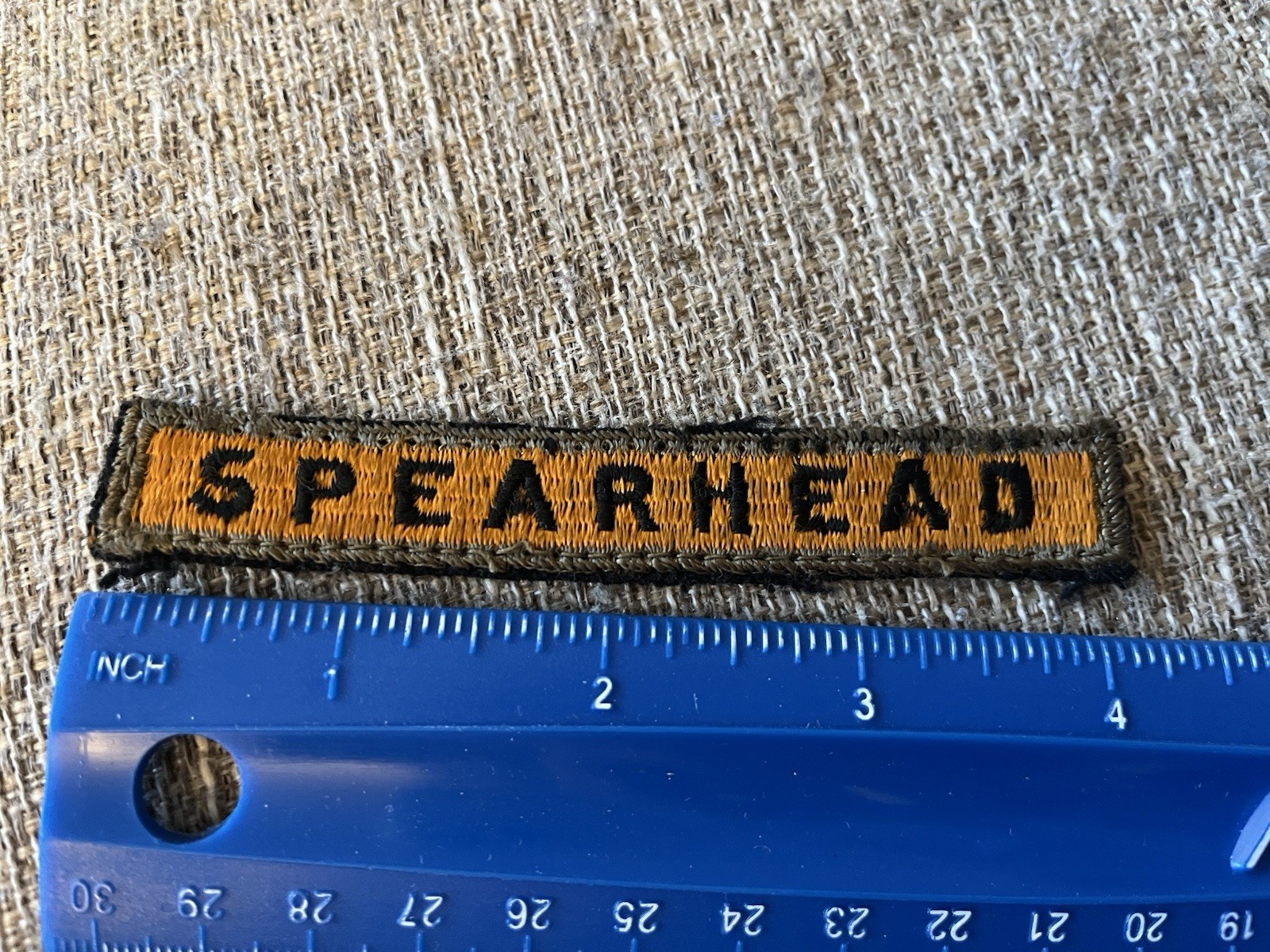 WWII Era US Army Armored Division SPEARHEAD Tab Patch