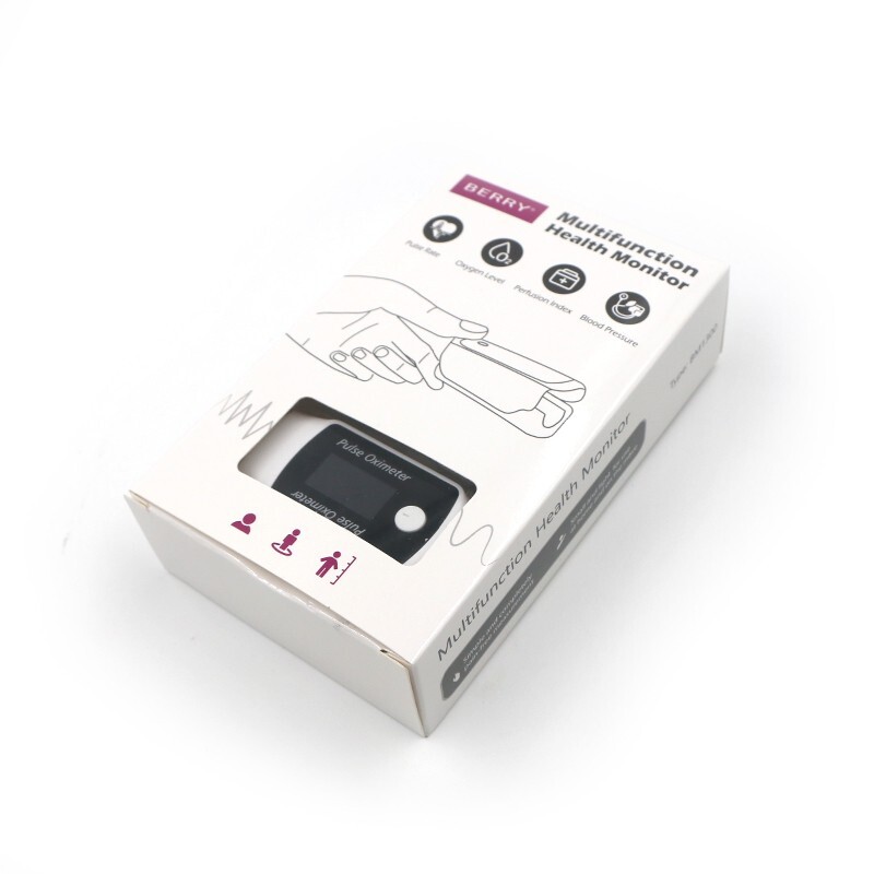 Bluetooth remote Berry 2-in-1 pulse oximeter finger clip type
