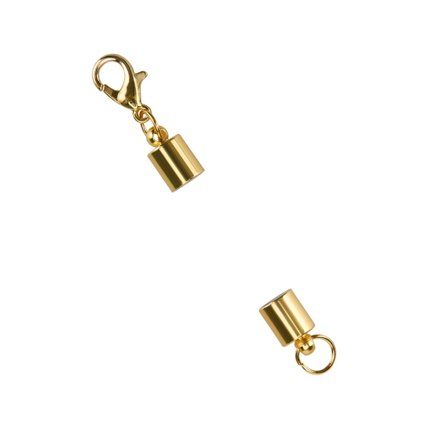 10 Pcs Gold & Silver Color Magnetic Lobster Clasp for Jewelry Necklace Bracelet