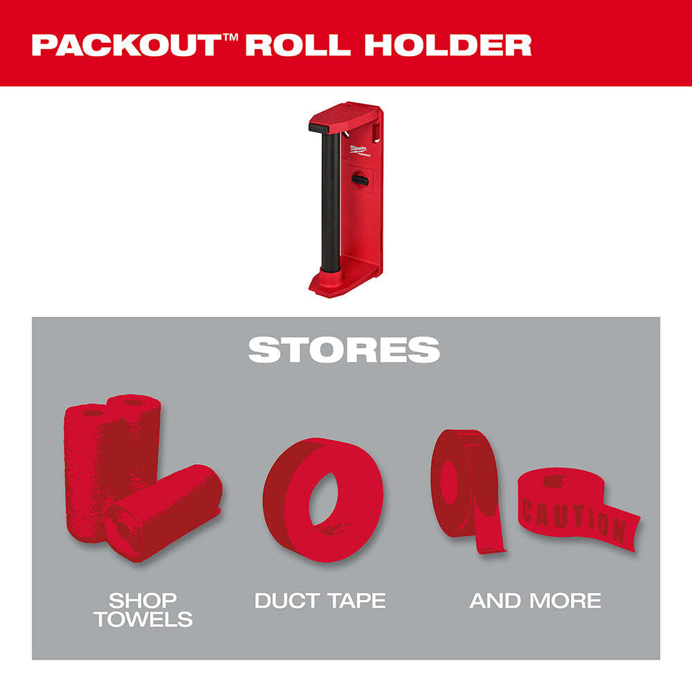 Milwaukee 48-22-8337 PACKOUT Reinforced Roll Holder