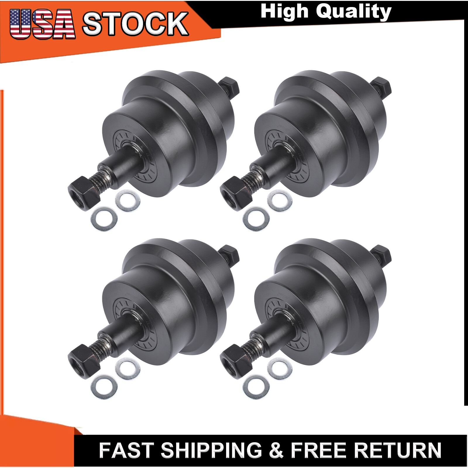 4Pcs Track Rollers For Bobcat 225 231 325 331 328 E26 E32 E37 E42 Mini Excavator