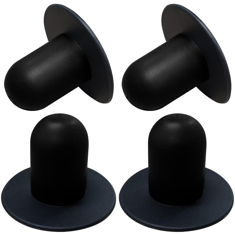 4 PCS Swimming Pool Pump Strainer Hole Plug Replacement for Black(4 Pcs)