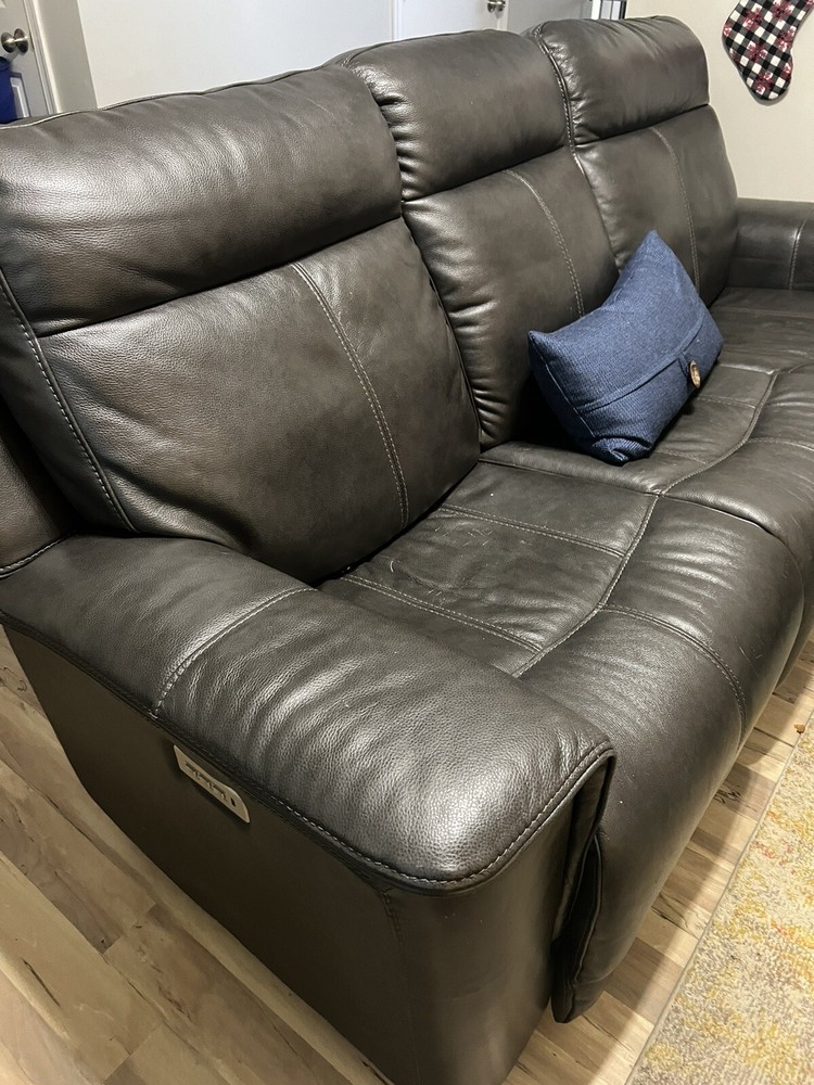 Leather Couch - Brown