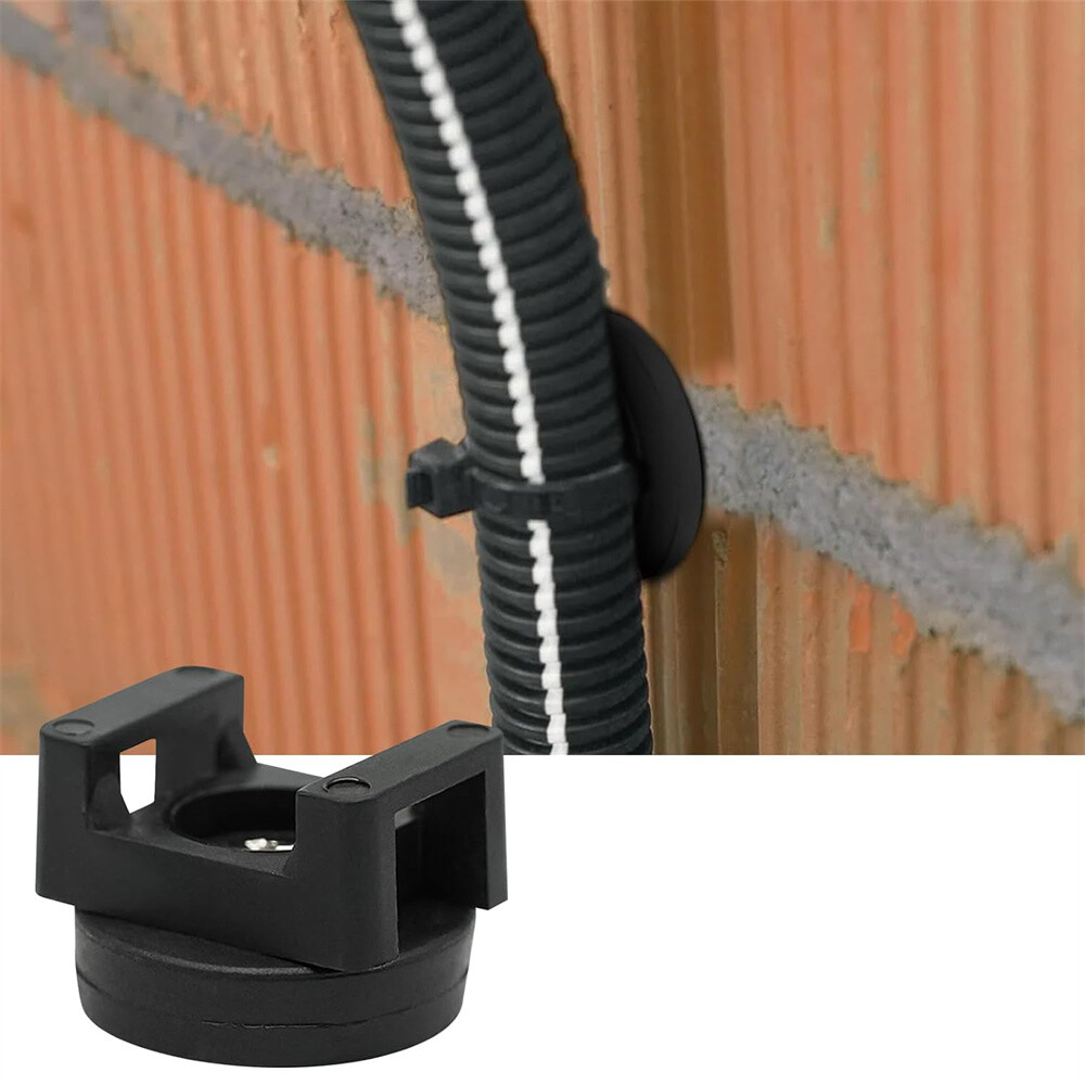 20Pcs Black Magnetic Cable Zip Tie Mount Base Wire Clips Management Bases Holder