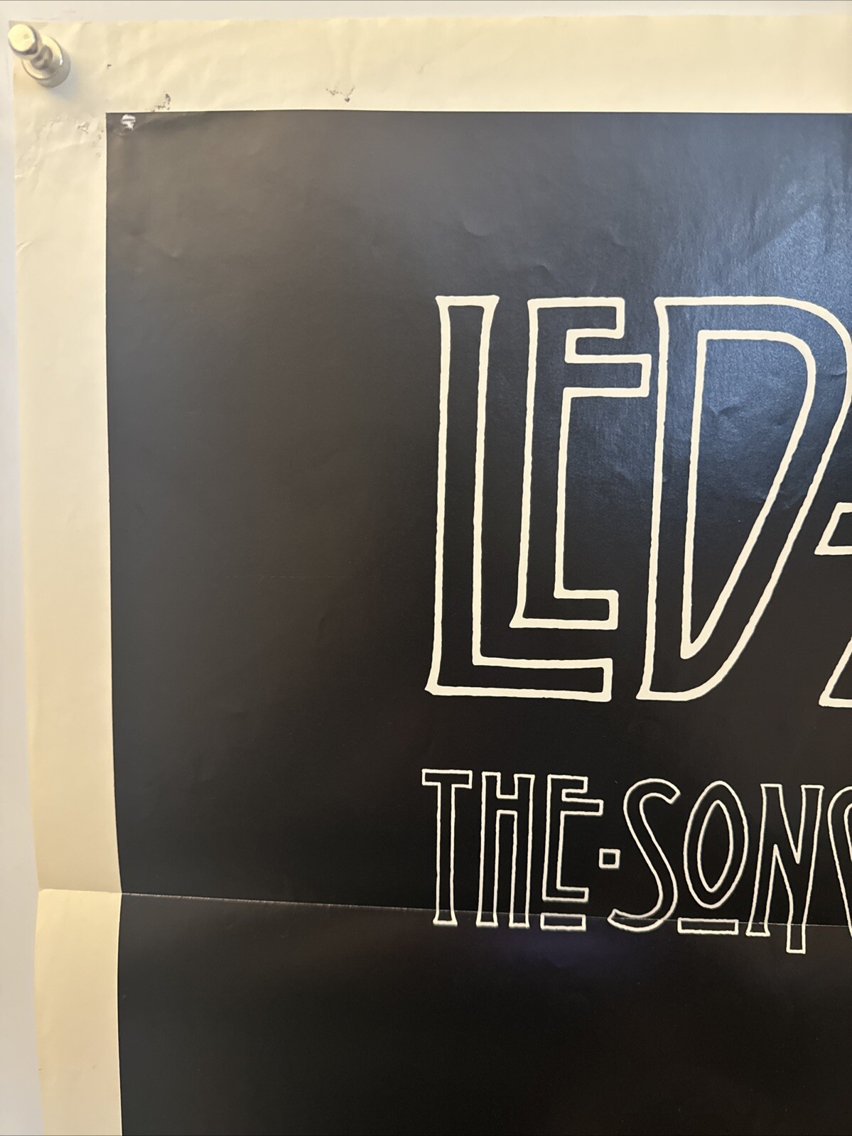 THE SONG REMAINS THE SAME Original One Sheet Movie Poster - 1976 - LED ZEPPELIN