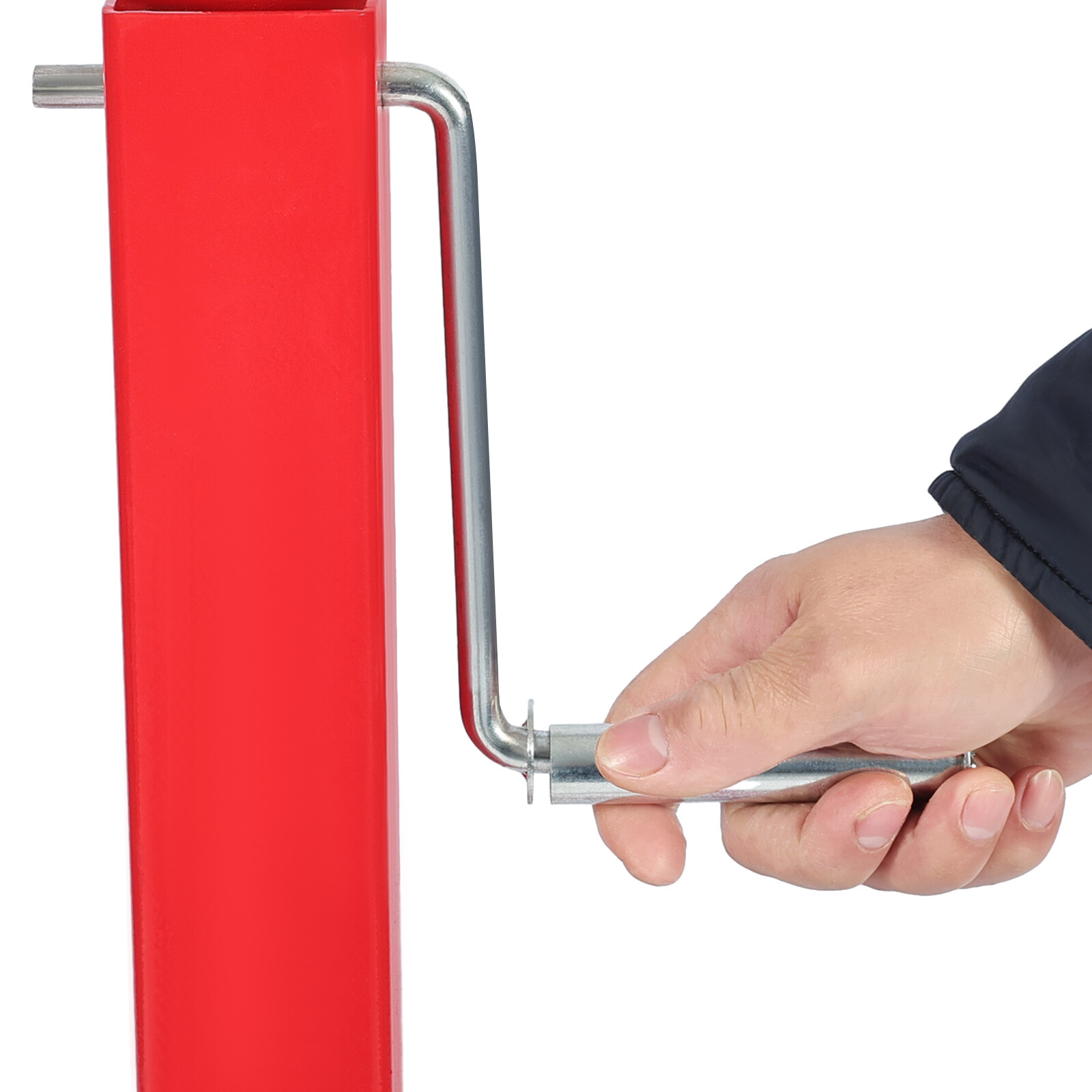 Mechanical Car Door Lift Jack Hydraulic Press and Bumper Handler Stand New Red