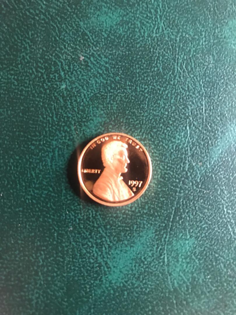 1997 S PROOF LINCOLN CENT FROM MINT PROOF SETS NICE L@@K