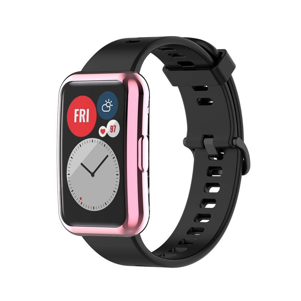 Watch Protective Case TPU Electroplated Case Accessory Part for Huawei Watch Fit