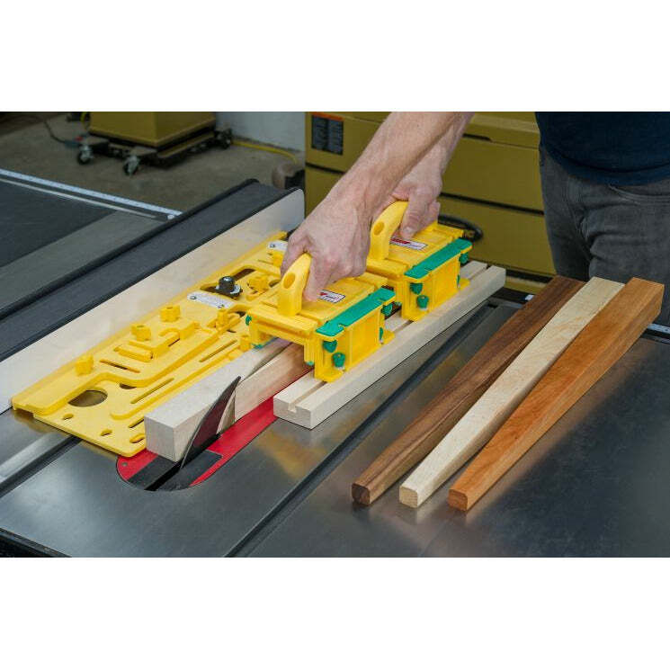 MICROJIG GRR-RIPPER TJ-5000 Microdial Tapering Jig For Table Saws, Yellow