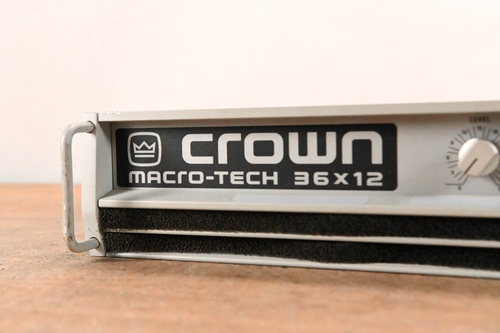 Crown Macro-Tech 36x12 2-Channel Power Amplifier CG01VRY
