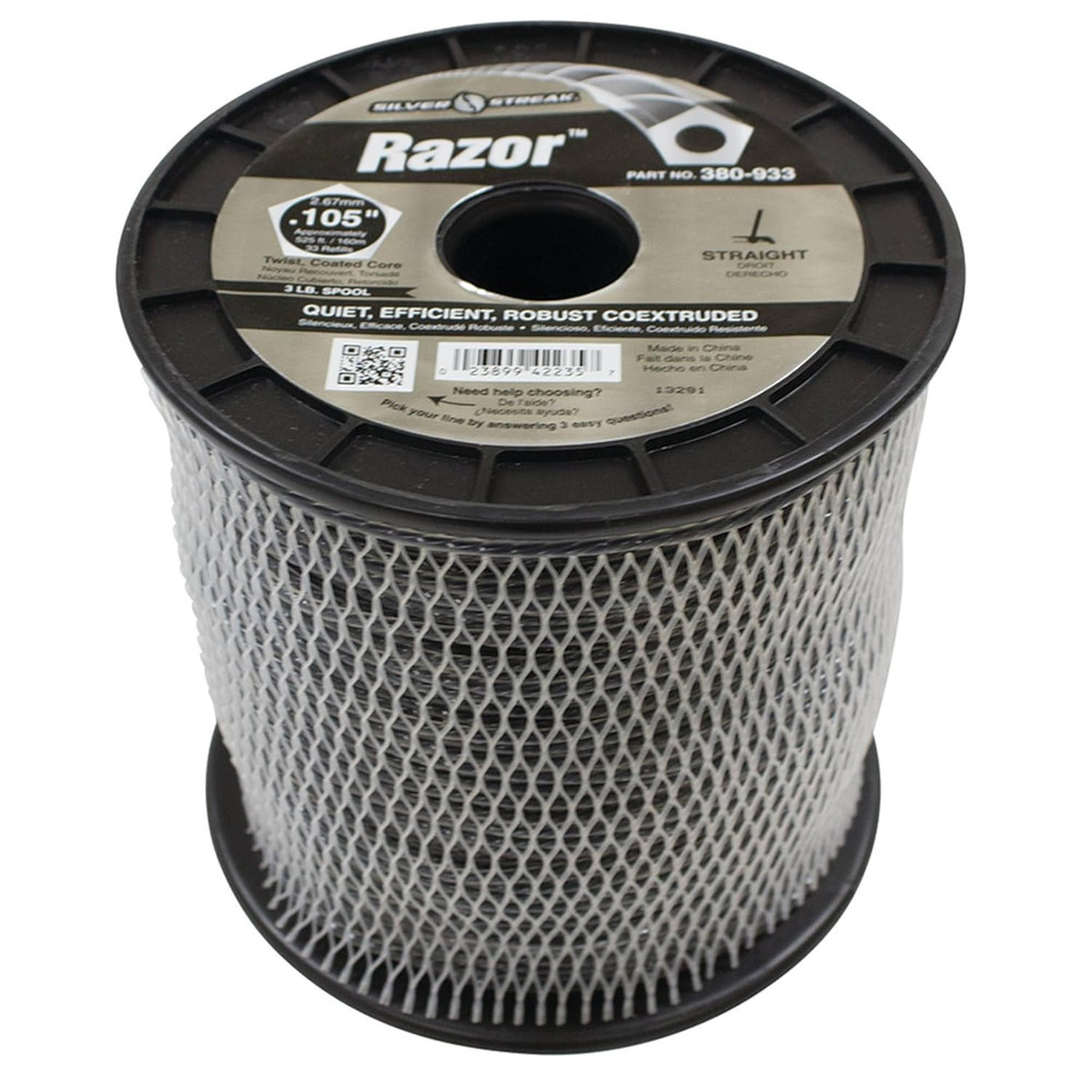 Silver Streak Razor Trimmer Line, .105 3 Lb. Spool, Ea, 1