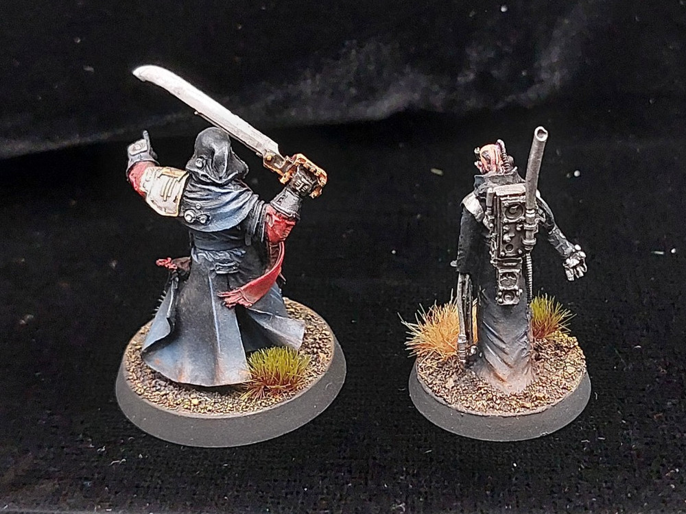 Forgeworld . Inquisitor Solomon Lok + Tech Servitor 40k