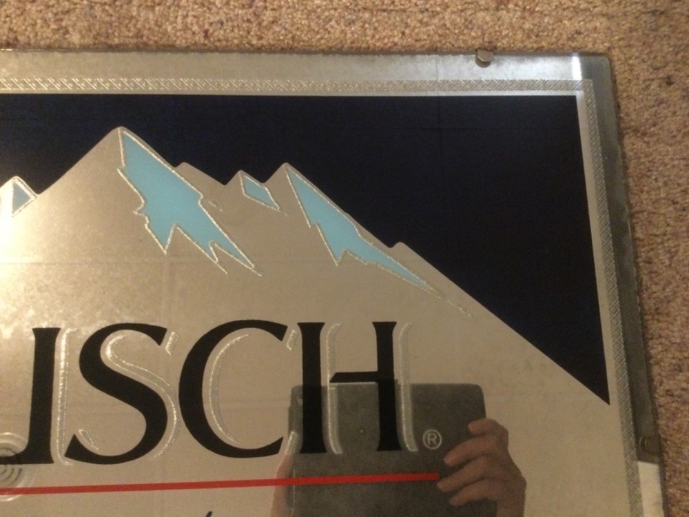 Busch Beer Frameless Mirror 21.5 x 18