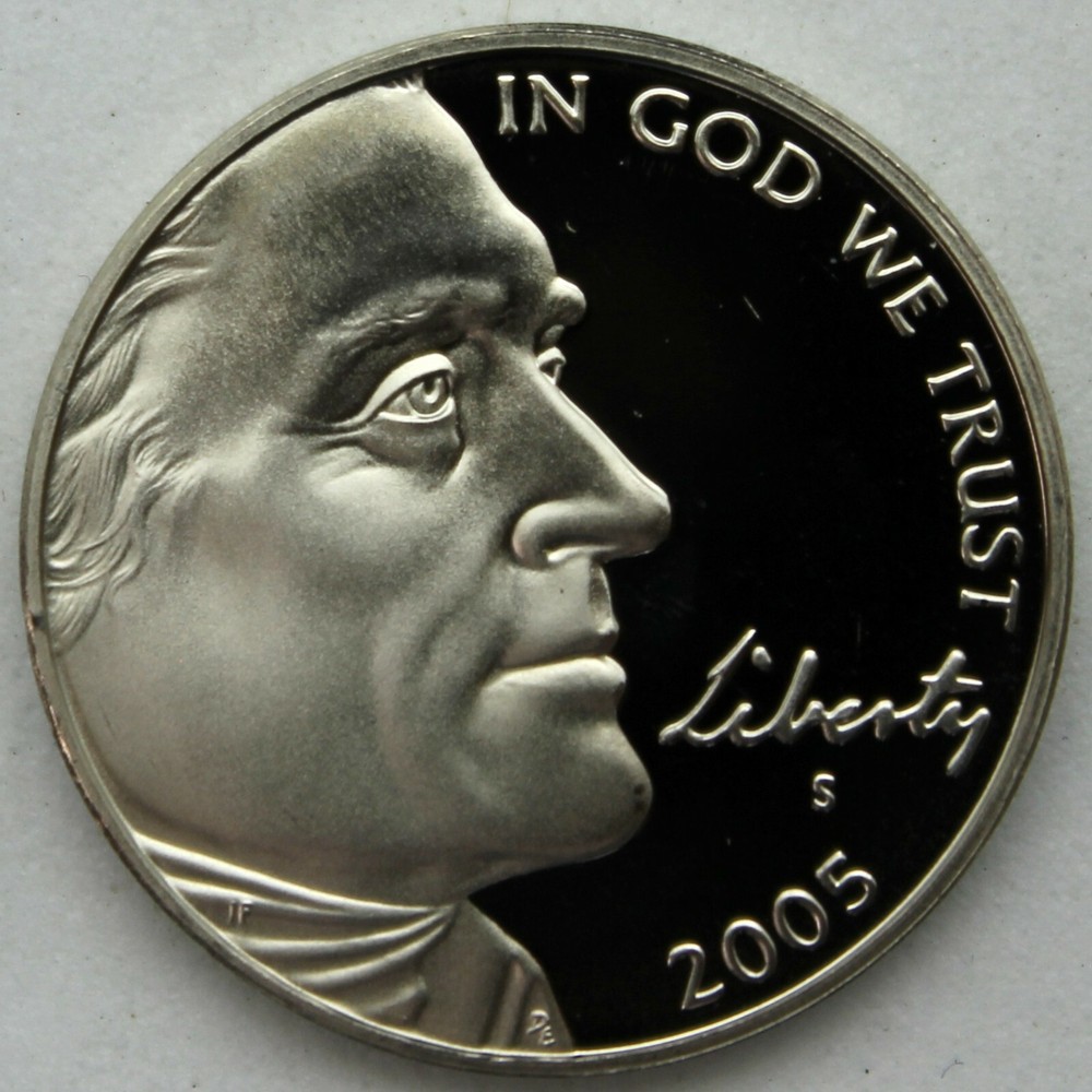 2005-S Ocean View Proof Jefferson Nickel