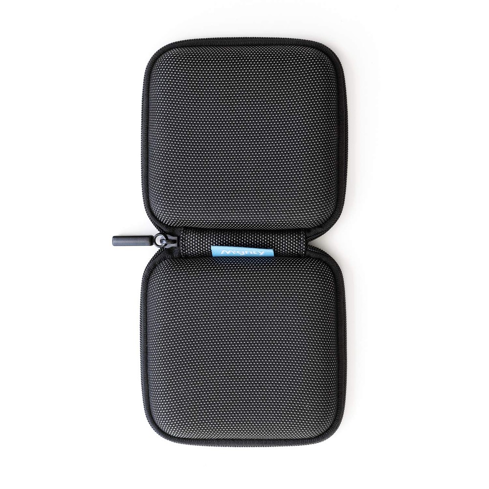 Mighty Carrying Case for Mighty Device, Charging Cable, Wired/Wireless Headphone