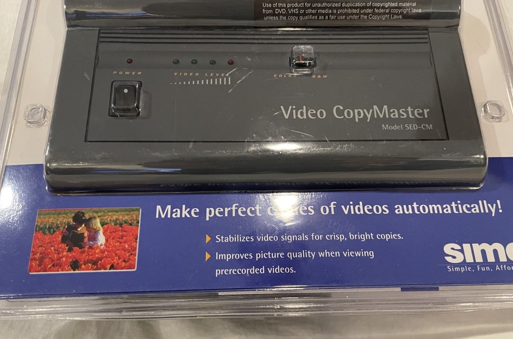 Sima Video CopyMaster Video Enhancer & Duplicator SED-CM
