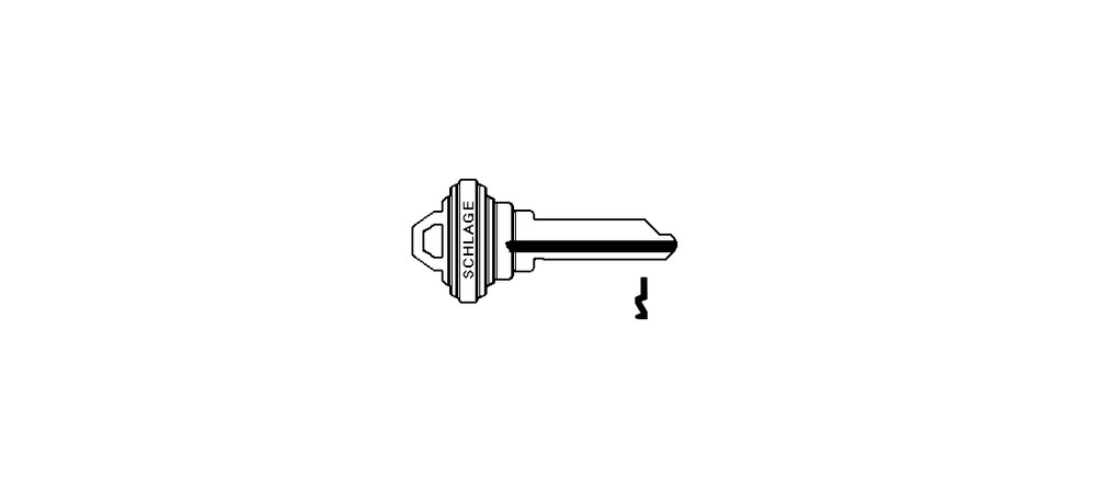 35-056 Classic Control Key Blank for FSIC (Interchangeable Core)