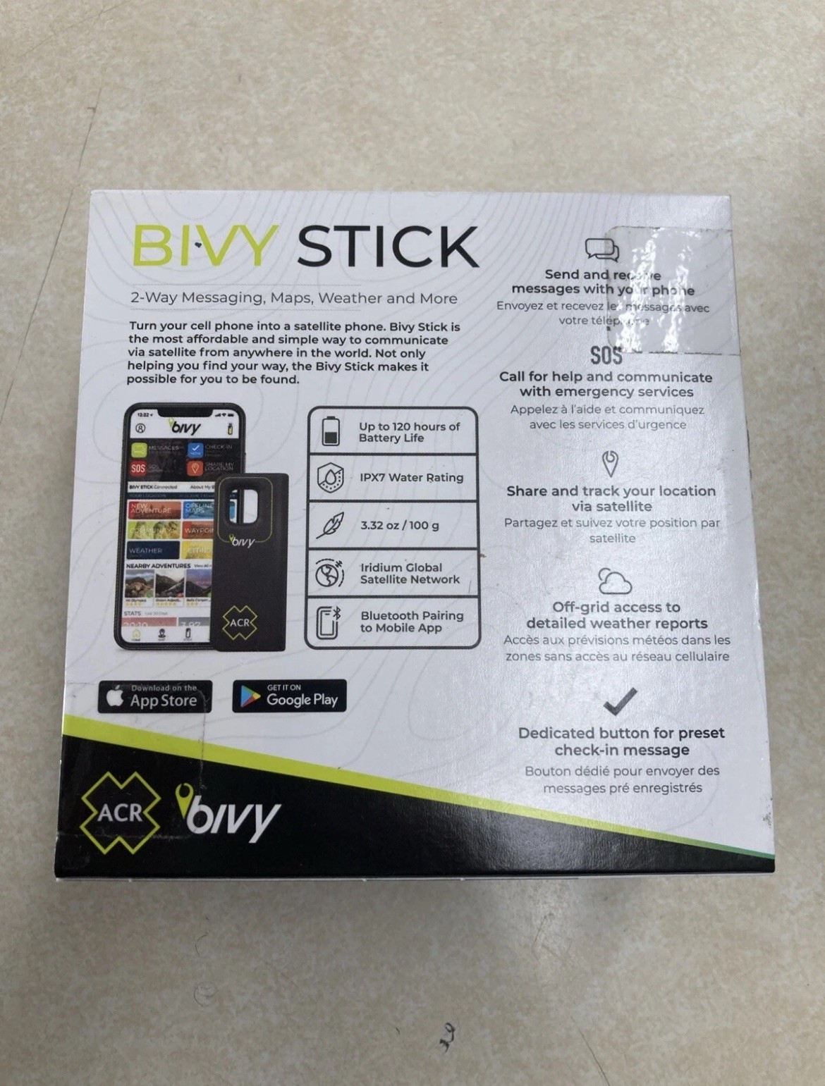 ACR Bivy Stick PN: 4601 - new in opened box (never used)