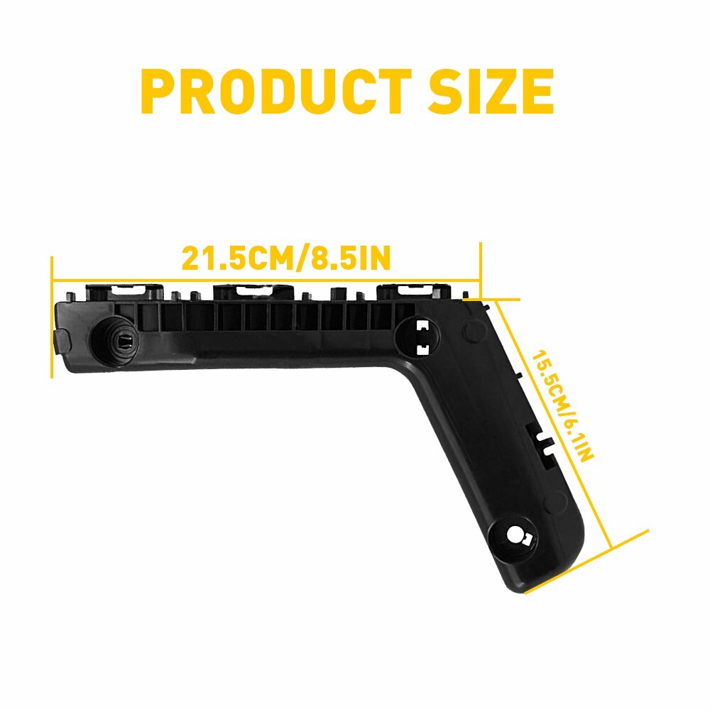 Bumper Bracket For 2014-2016 Toyota Corolla Front Driver Passenger Side 2pcs