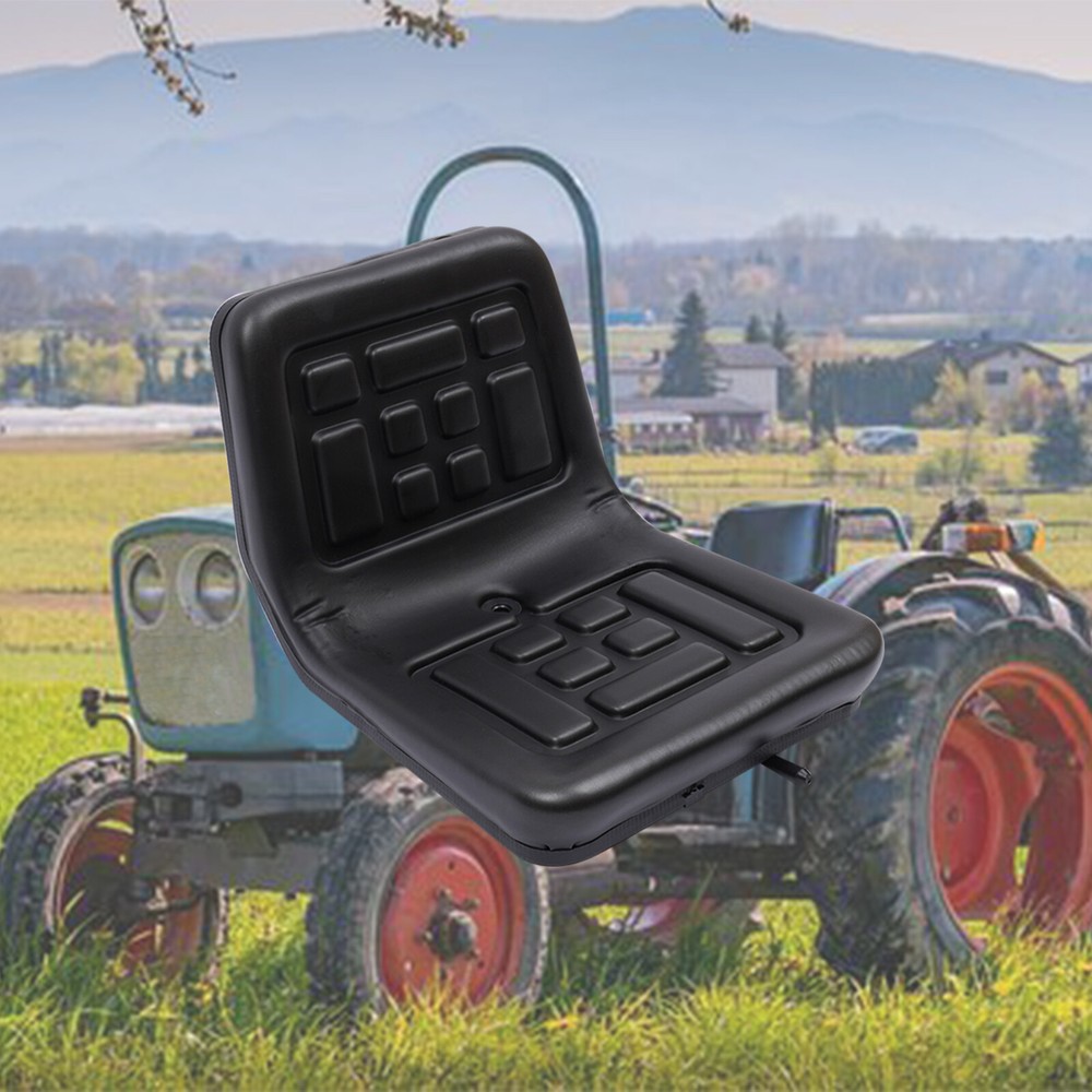 Universal Tractor Seat with Adjustable Brackets for Mower, Dumper & Digger