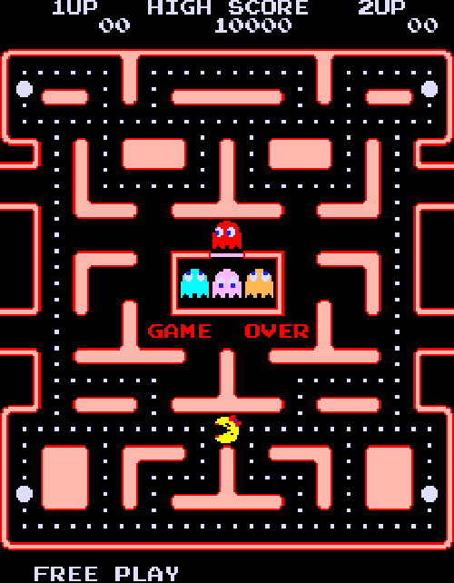 Ms Pacman High Score Save and Free Play Kit - Arcade
