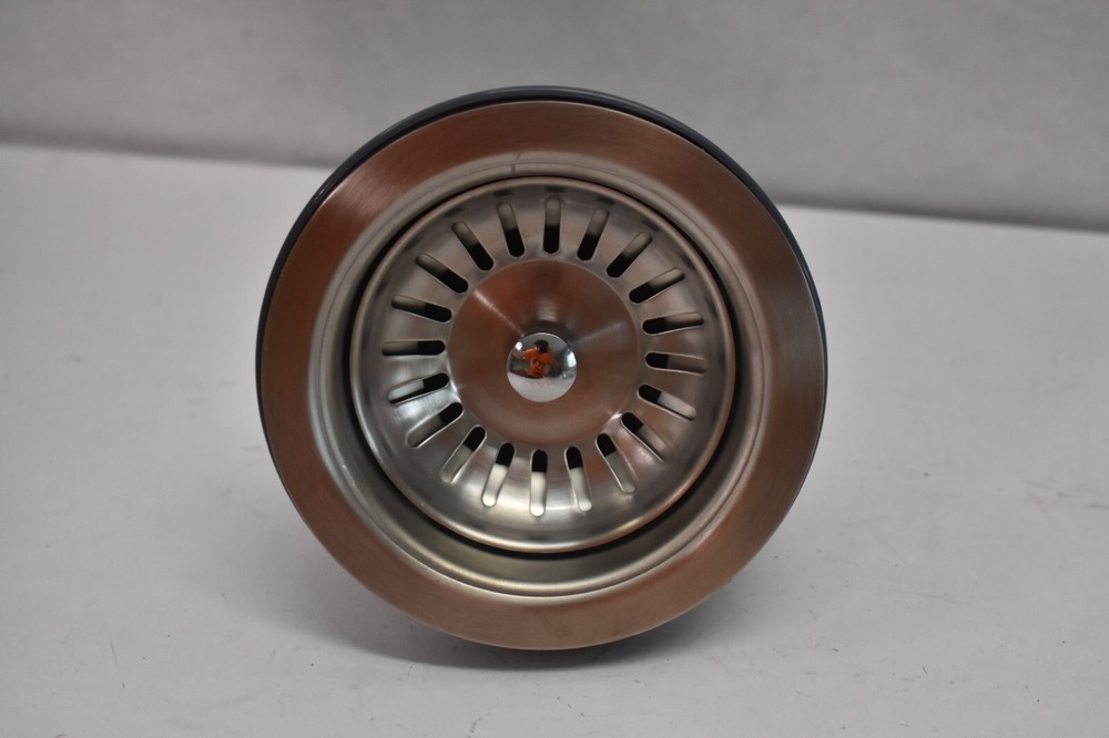 Kitchen Sink Strainer Flange & Basket For Standard Kitchen Sink Drain Openings