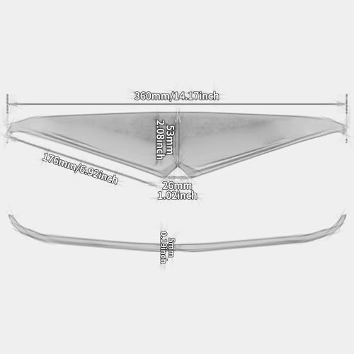 Motorcycle Headlight Eyebrows Sticker Headlamp Eyebrow Eyelids Upper Tip Trim
