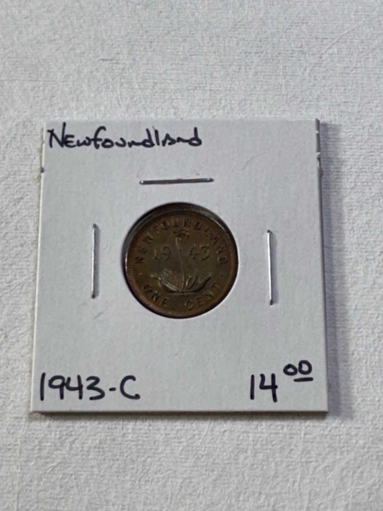 1943-C Newfoundland Small Cent