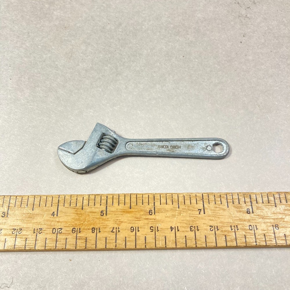 Mini Adjustable Wrench 4" Key Chain Wrench