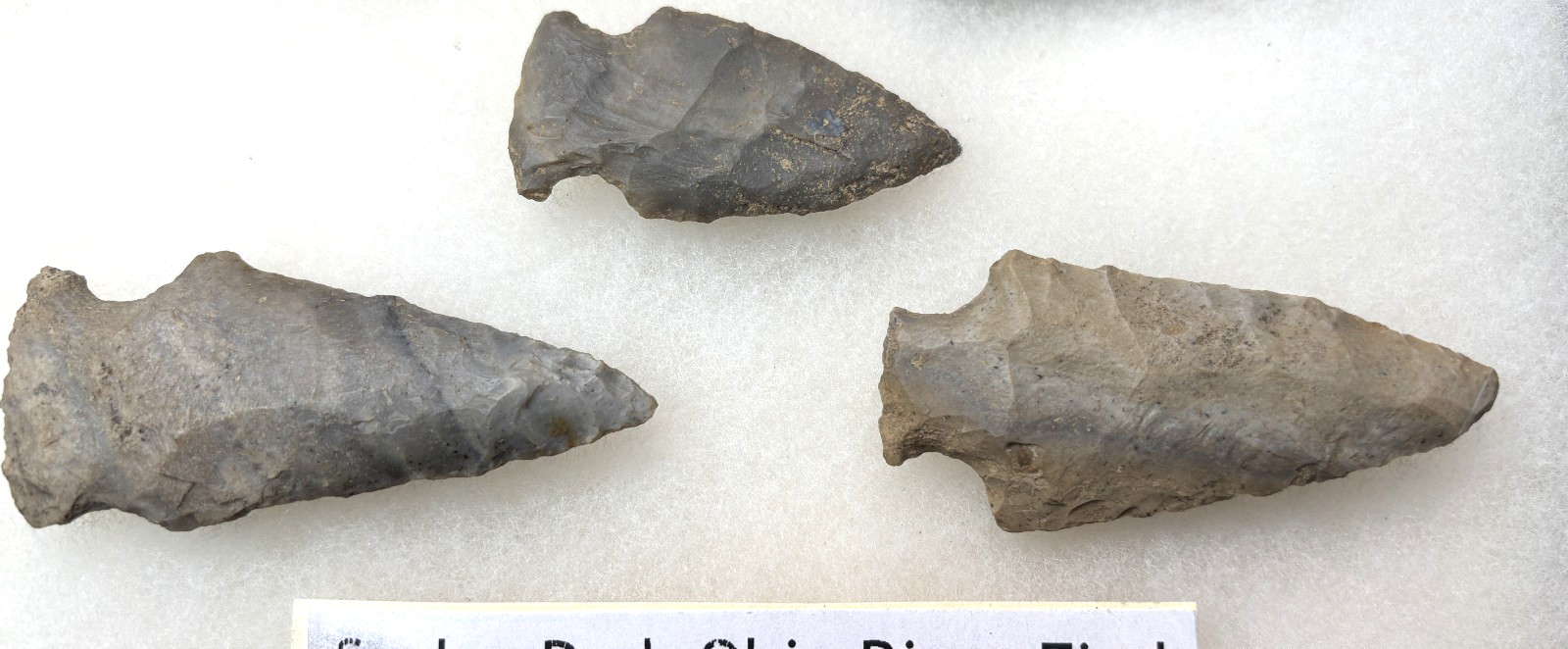 Authentic Native American Arrowheads Artifacts Flint * Saylor Park Ohio Find