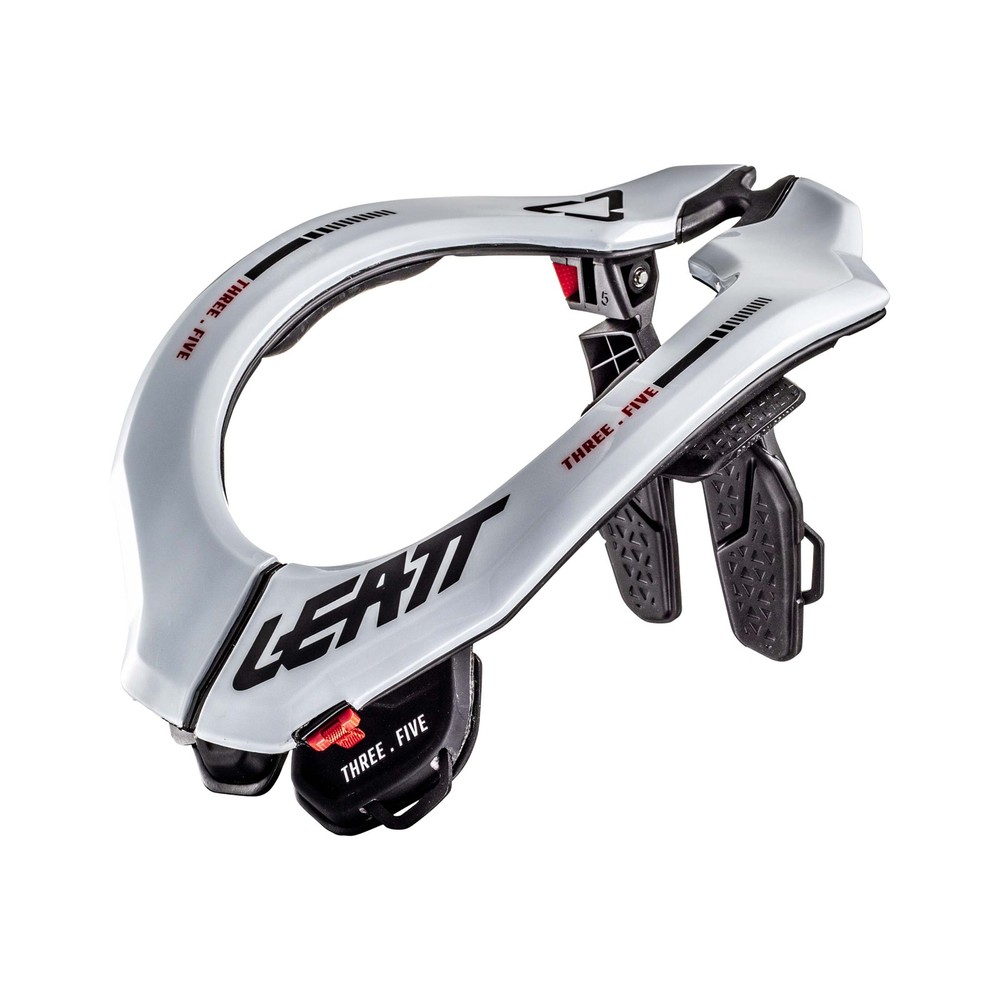 LEATT 3.5 Motorcycle Neck Protector White Black CE Certified