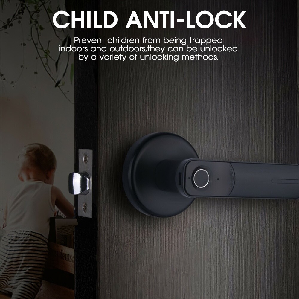 Touchless Fingerprint Keypad Door Lock