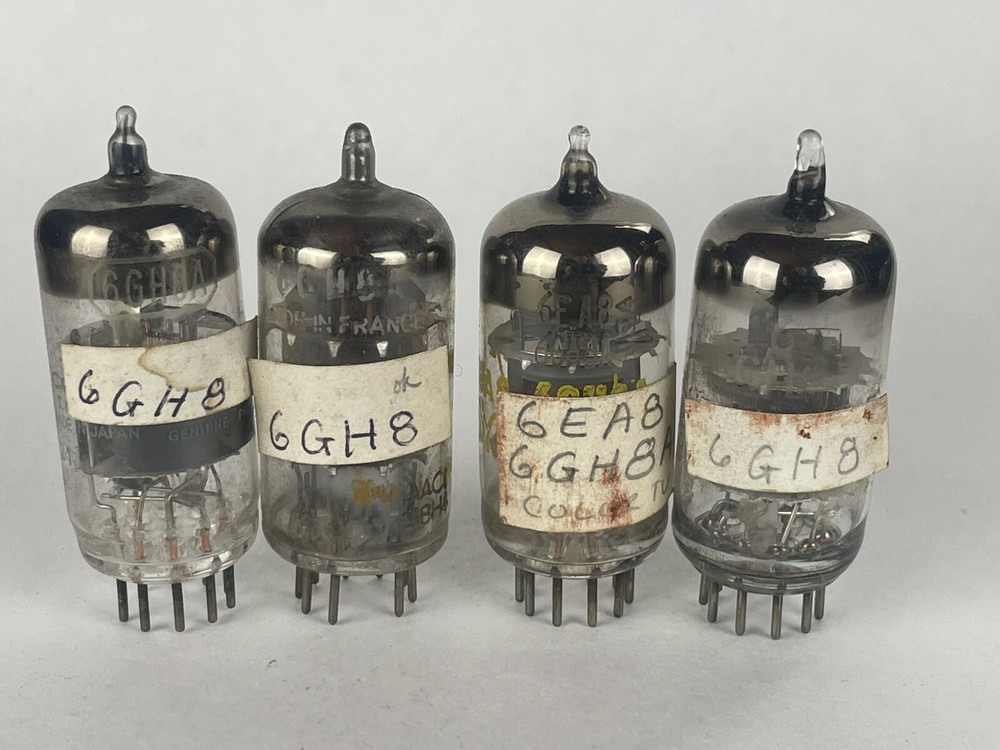 Vintage 6GHb Vacuum Tubes (four)