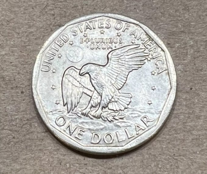 1980 P Susan B. Anthony One Dollar Mint Lamination Cladding Error Coin Rare