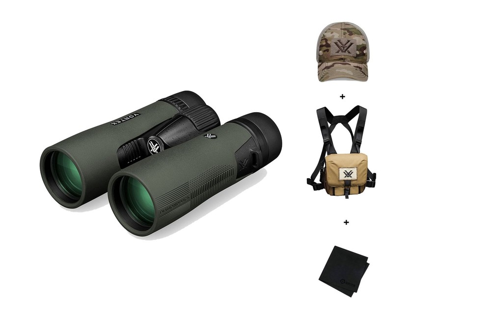 VORTEX Diamondback HD 8x42 Binocular w/ Harness Case, Cap and Microfiber Cloth