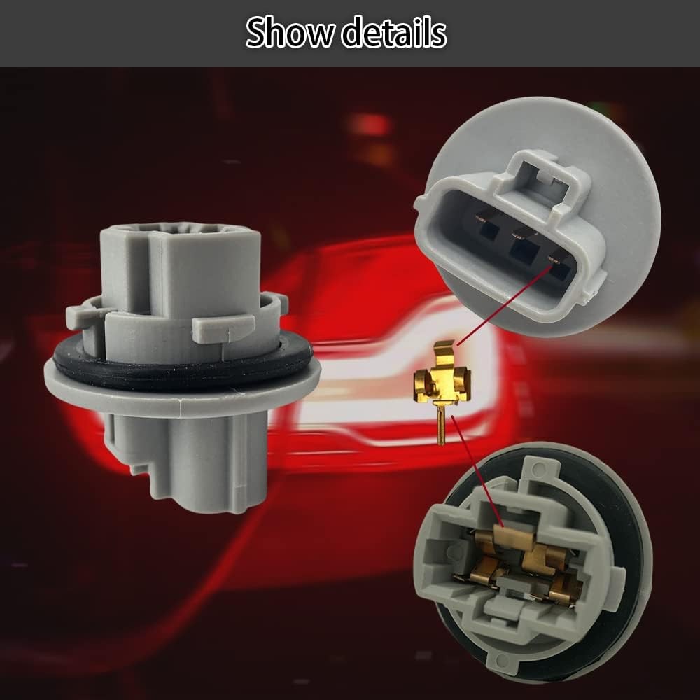 Turn Signal Bulb Socket Plug for Toyota Front 2 Pcs
