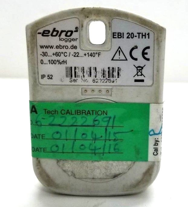 5 X Ebro data logger EBI 20