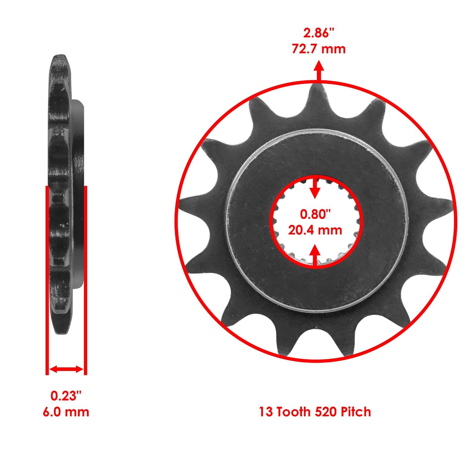 Black Drive Chain And Sprocket Kit for Kawasaki KX250F 2006 2007 2008 2009-2018