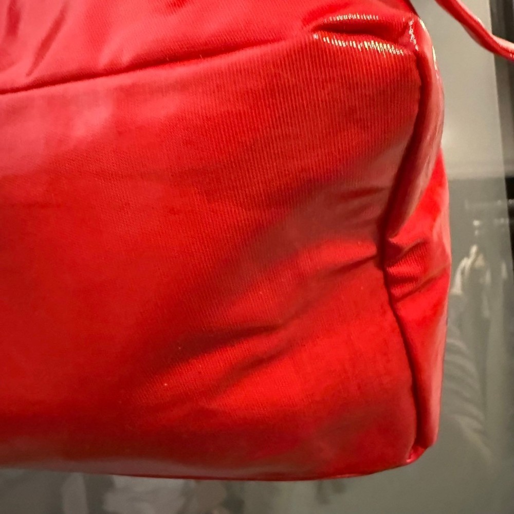 BODEN Backpack Red Coated Canvas