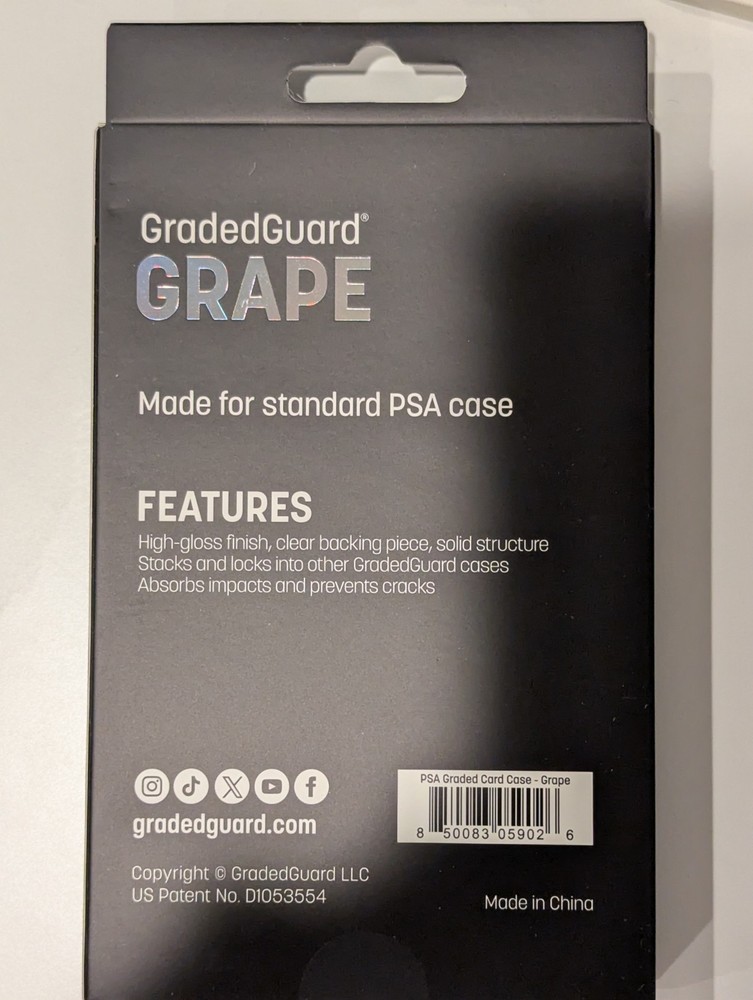 GradedGuard Grape PSA Limited Edition