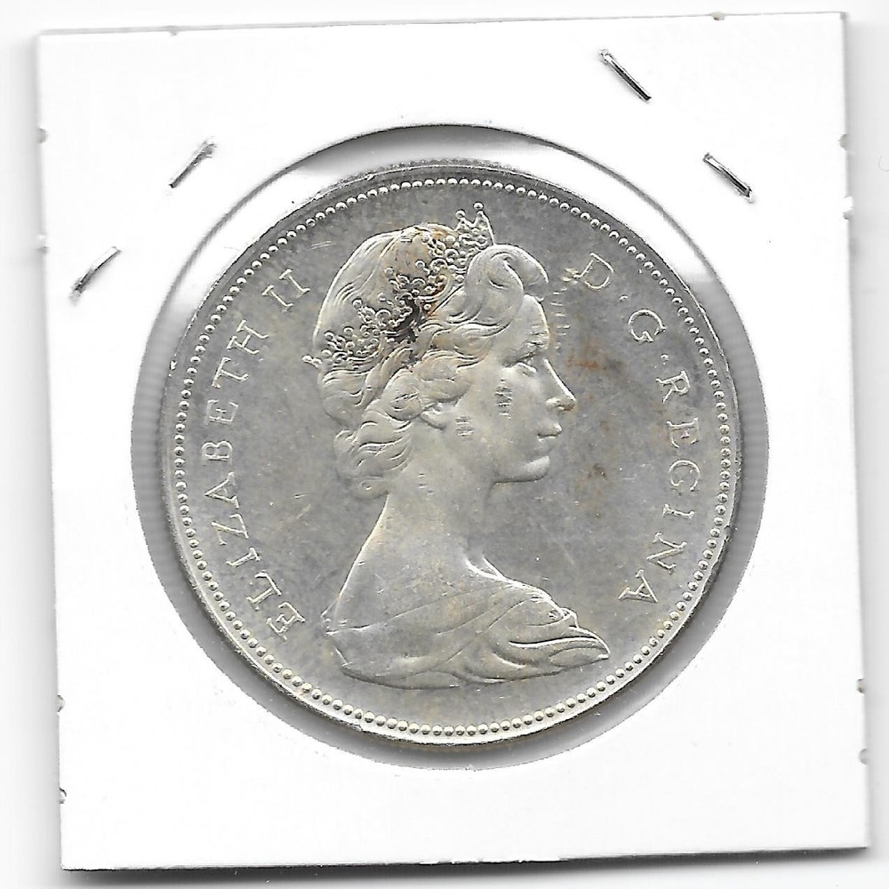 1966PL CANADIAN SILVER DOLLAR (VERY NICE)